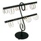 Black Wire 16 Pair Earring Display Showcase Countertop Stand Kit 6 Pcs